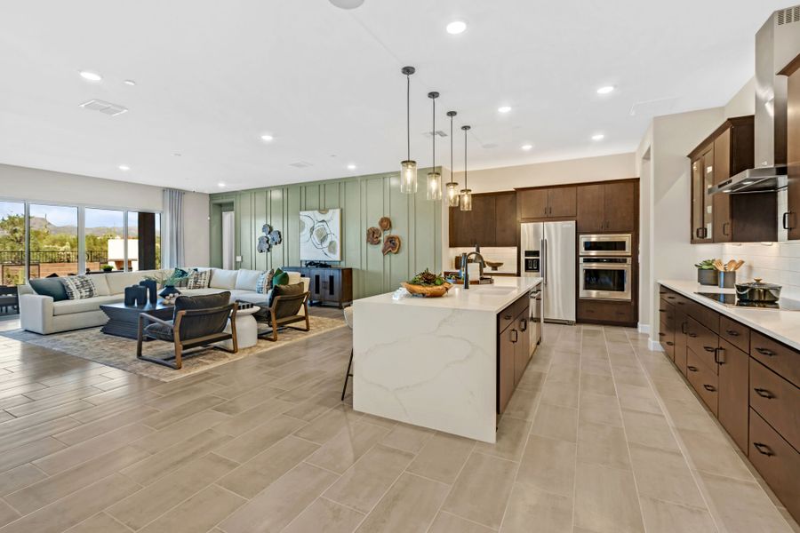 Representative furnished interior of a home built from the Hibiscus by Mattamy Homes in Tavira at Twin Peaks, Oro Valley (Image 6).