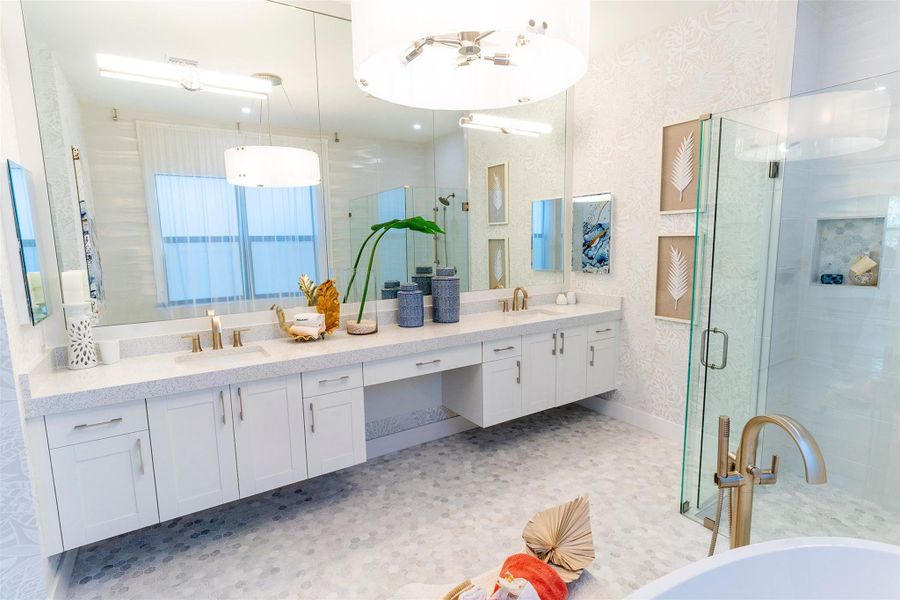 Furnished interior view inside a new home in , Palm Beach Gardens (Image 13).