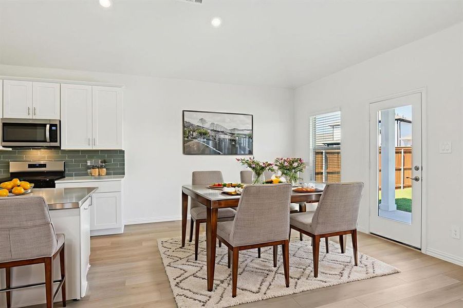 Photo is not of the actual home, but is an inspirational photo of builder’s model home and may depict options, furnishings, and/or decorator features that are not included.