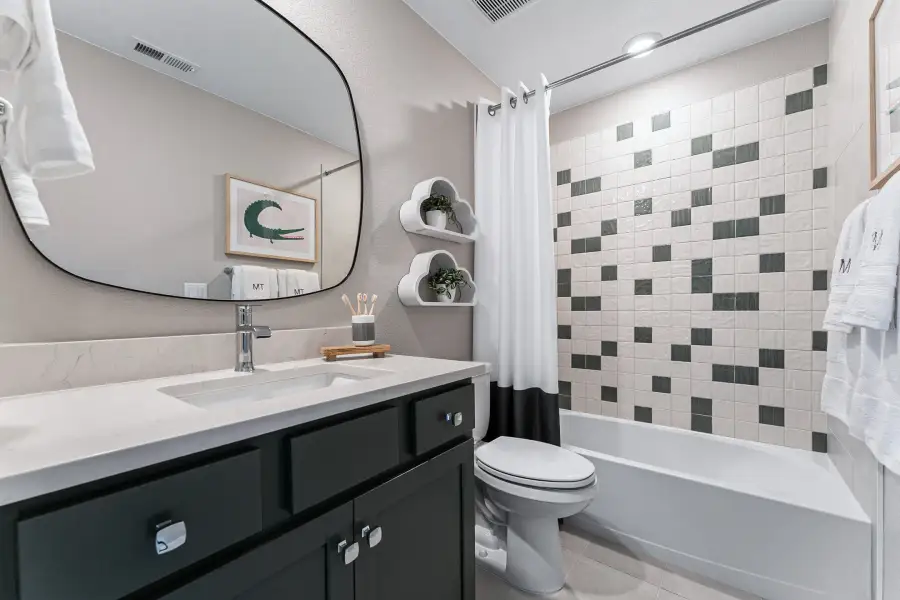 Furnished interior view inside a new home in Macanta, Castle Rock (Image 32).