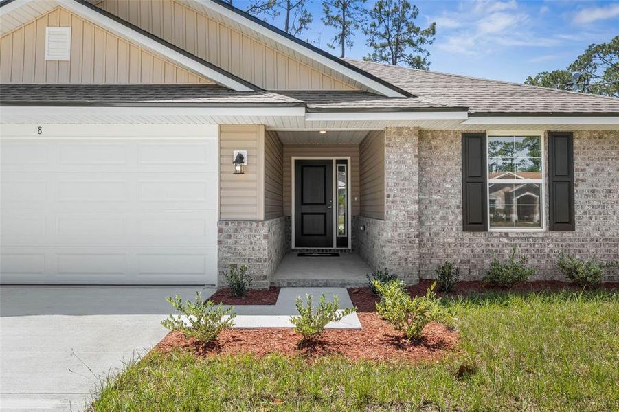 Exterior details and patio area of a home in Palm Coast, Palm Coast (Image 3). Exterior details and patio area of a home in Palm Coast, Palm Coast (Image 3).