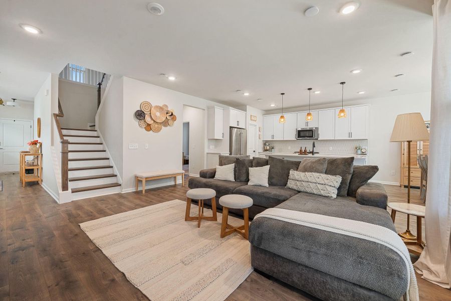 Furnished interior view inside a new home in Jasmine Point at Lakes of Cane Bay, Summerville (Image 14).