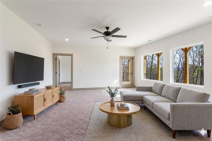 Furnished interior view inside a new home in , Ellijay (Image 12).