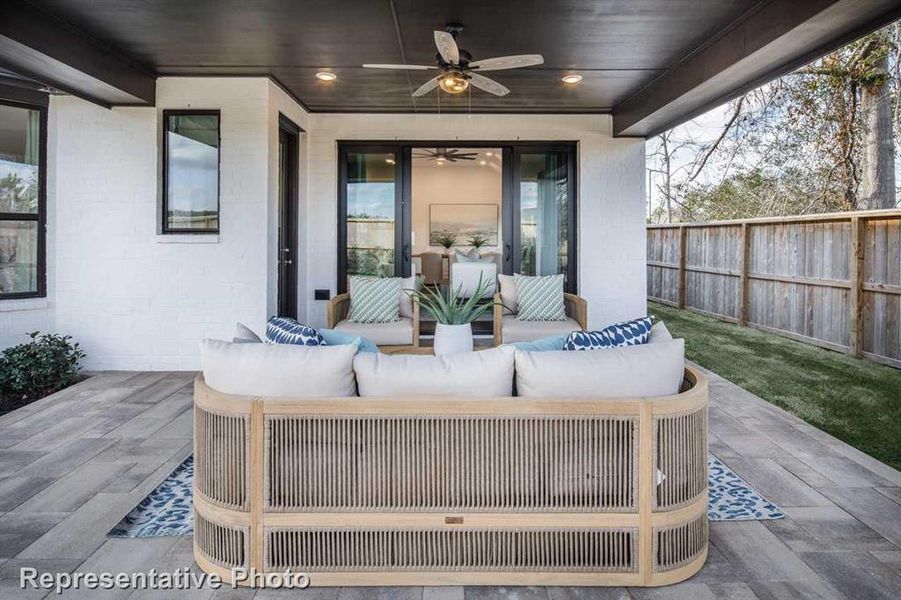 Patio (Representative Photo) Patio (Representative Photo)