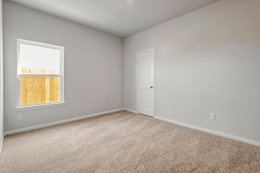 The two additional bedrooms in the home are perfect for a guest room, kids’ room, or home office! The two additional bedrooms in the home are perfect for a guest room, kids’ room, or home office!