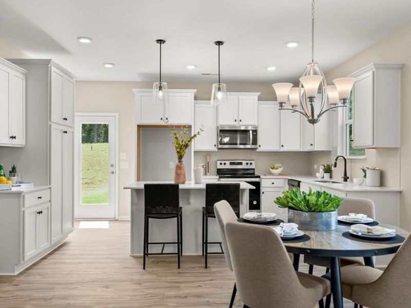 Representative furnished interior of a home built from the Grace by True Homes in Masons Mill, Erwin (Image 2).