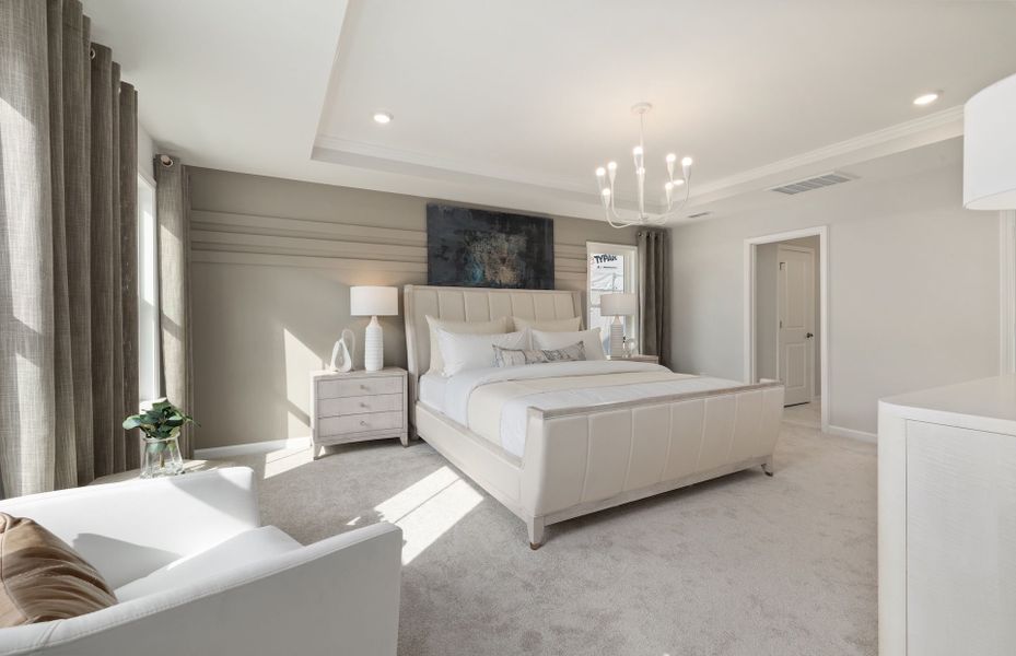 Representative furnished interior of a home built from the Sedona by Pulte Homes in Mailman Post, Knightdale (Image 8).