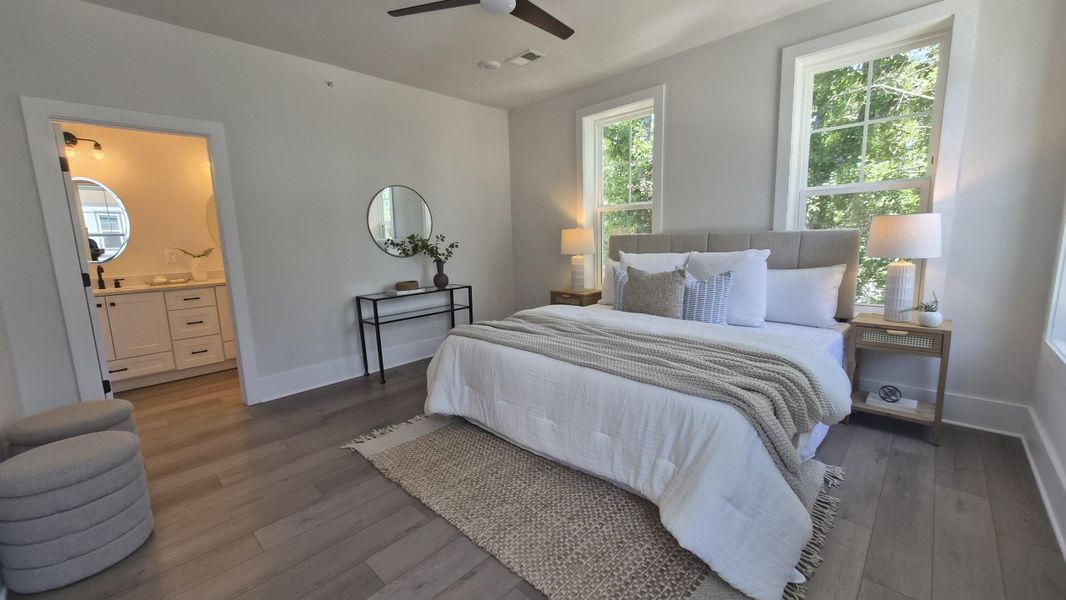 Furnished interior view inside a new home in , North Charleston (Image 16).