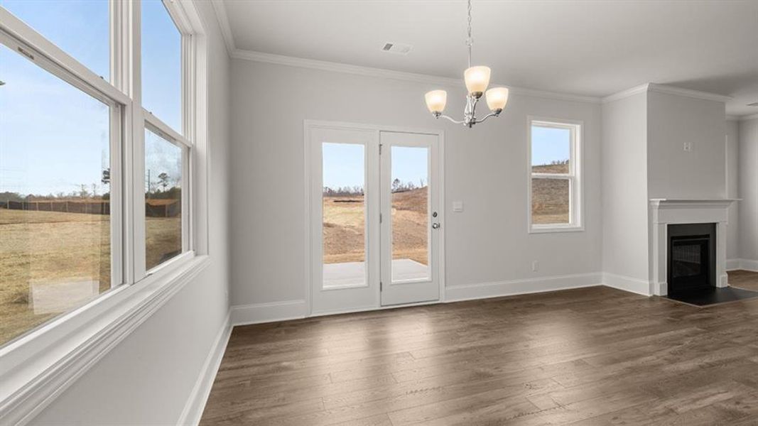 Spacious, unfurnished interior of a new home in Butner Estates, South Fulton (Image 23). Spacious, unfurnished interior of a new home in Butner Estates, South Fulton (Image 23).