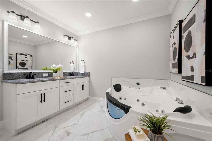 Furnished interior view inside a new home in , Clearwater Beach (Image 20).