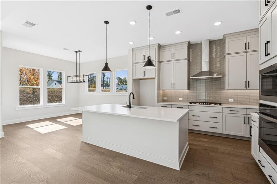 Furnished interior view inside a new home in Settingdown Farms, Cumming (Image 5).