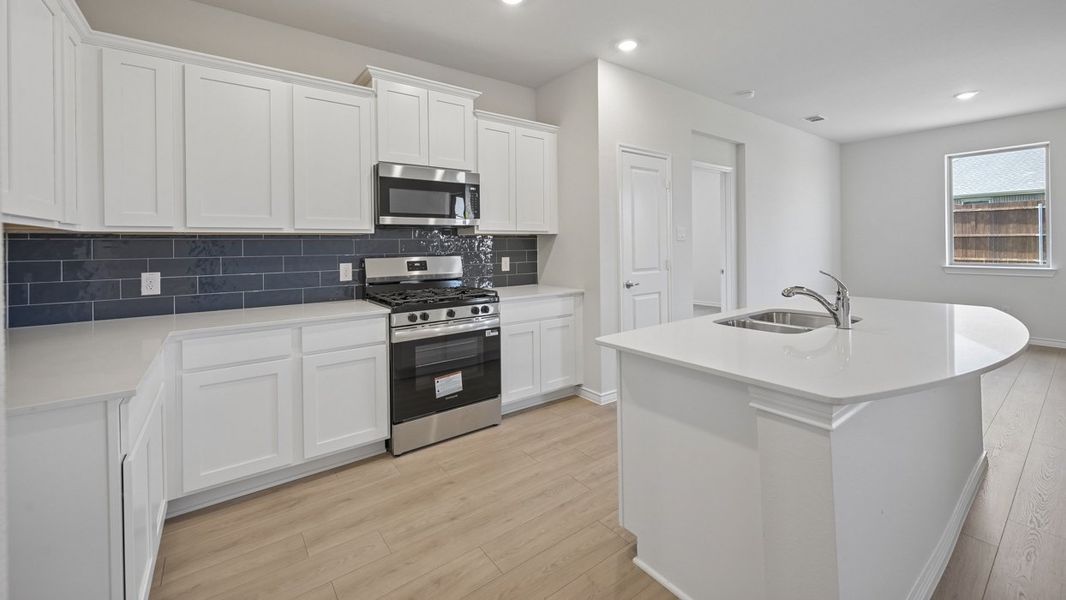 Furnished interior view inside a new home in Silverado, Aubrey (Image 5).