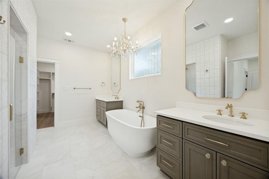 Furnished interior view inside a new home in , Pottsboro (Image 11).