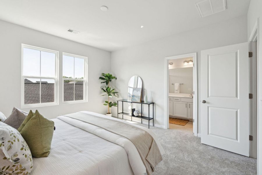 Furnished interior view inside a new home in , Summerville (Image 32).