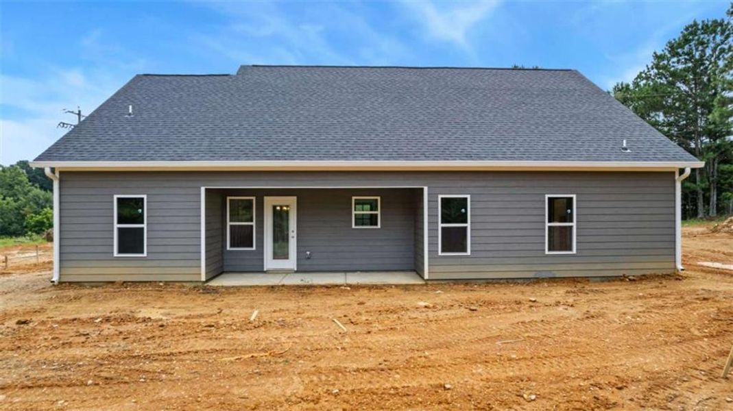 Front exterior of a new home in , Cedartown, GA, highlighting curb appeal (Image 16).