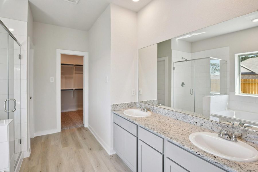 Furnished interior view inside a new home in Splendora Fields, Splendora (Image 6).