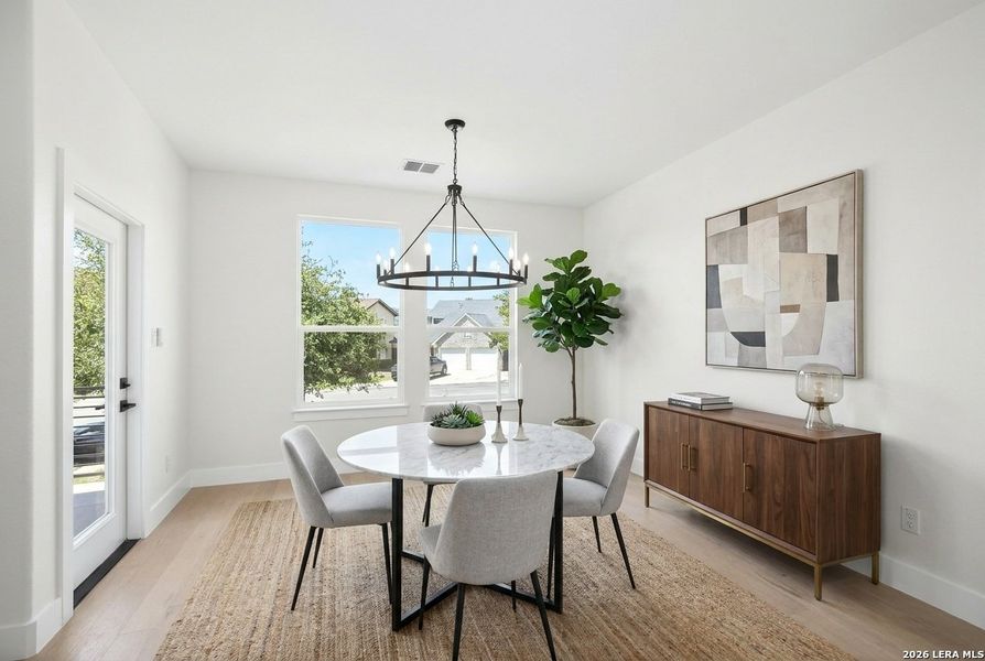 Furnished interior view inside a new home in , Kerrville (Image 6). Furnished interior view inside a new home in , Kerrville (Image 6).
