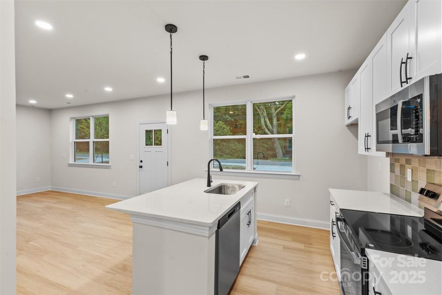 Furnished interior view inside a new home in , Statesville (Image 10).