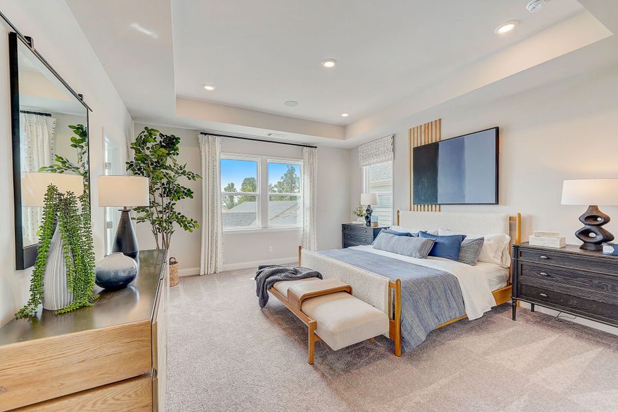Furnished interior view inside a new home in Nichols Farm, Dacula (Image 26).