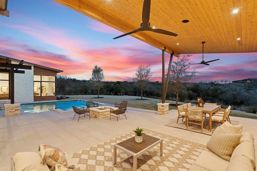 Exterior details and patio area of a home in , Horseshoe Bay (Image 24). Exterior details and patio area of a home in , Horseshoe Bay (Image 24).