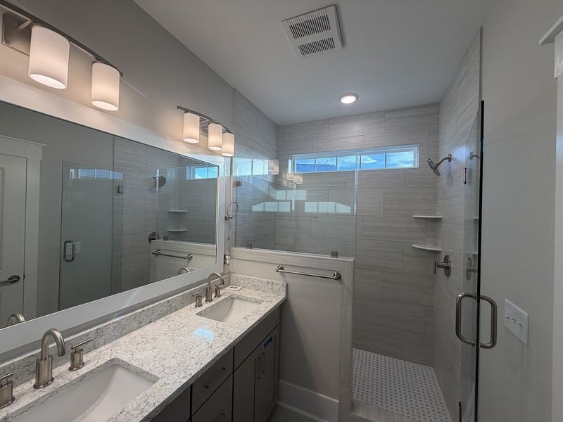 Furnished interior view inside a new home in Songbird, Hampstead (Image 11).