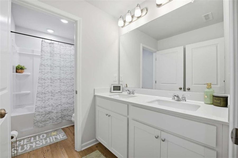 Furnished interior view inside a new home in Kingsley Creek, Lithonia (Image 10).