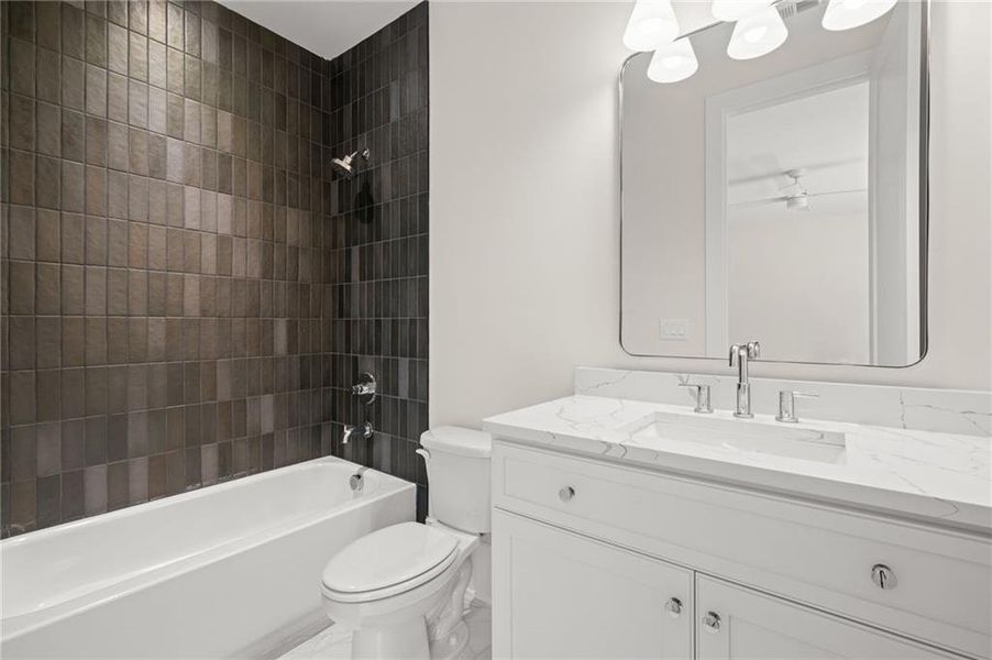 Furnished interior view inside a new home in , Brookhaven (Image 9).