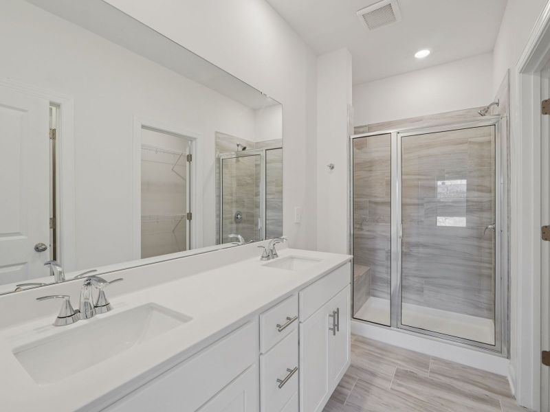 Furnished interior view inside a new home in Marshburn Landing - Classic Series, Wendell (Image 9).