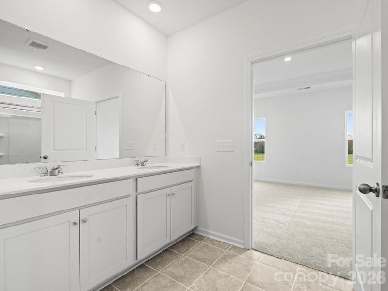 Representative photo Primary bath