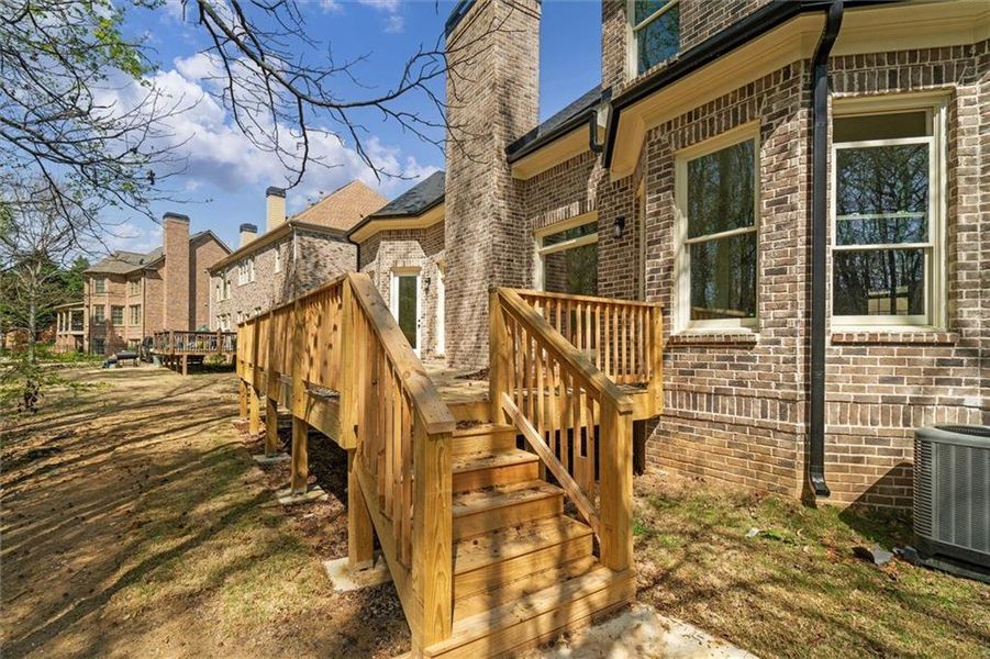 Exterior details and patio area of a home in Brookmont, Douglasville (Image 28).