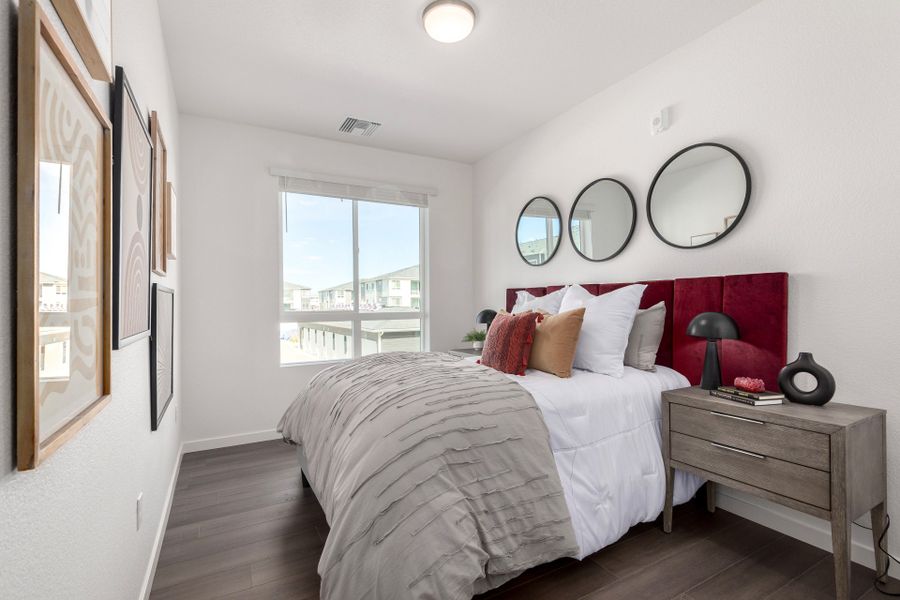 Furnished interior view inside a new home in Gateway Commons, Denver (Image 17).