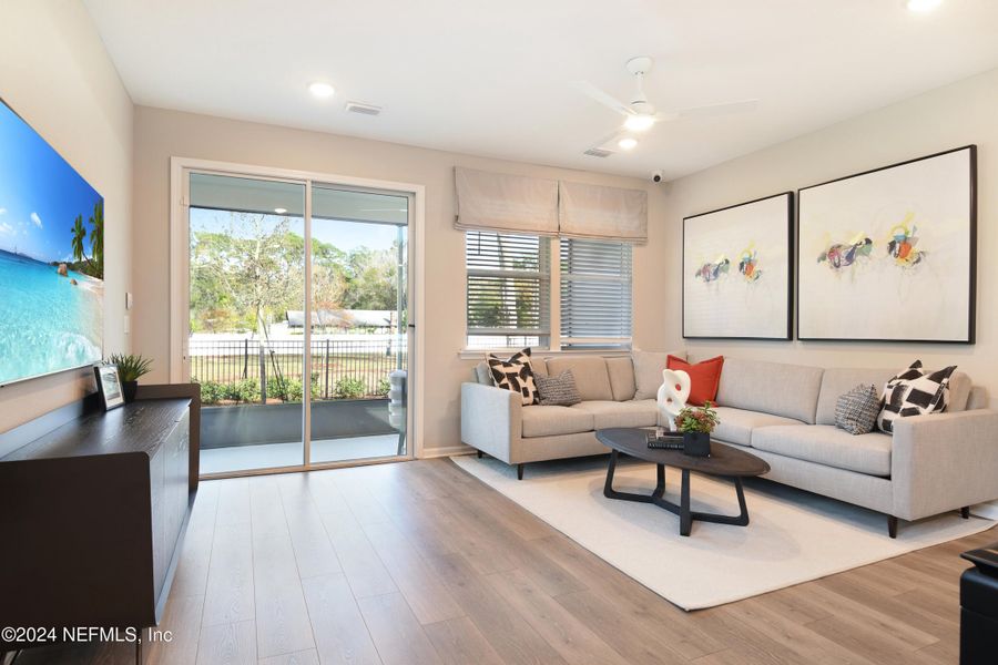 Furnished interior view inside a new home in Irongate, Jacksonville (Image 7).