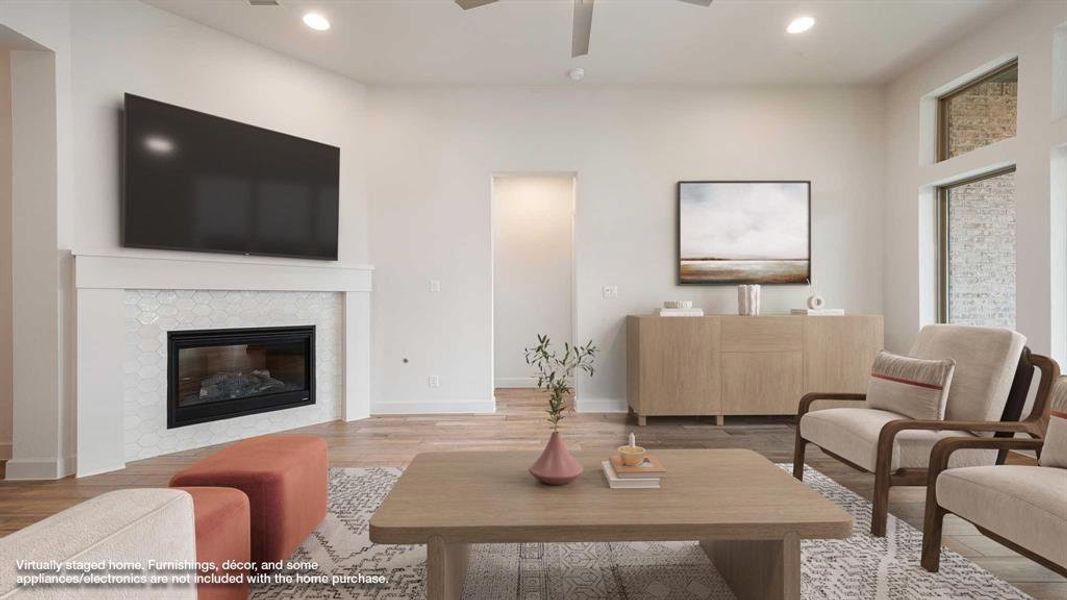 Furnished interior view inside a new home in Cambridge Crossing, Celina (Image 8).