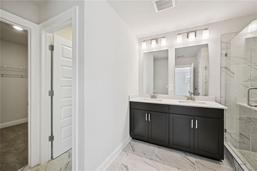 Furnished interior view inside a new home in Hemingway - Cottage Series, Cumming (Image 7).