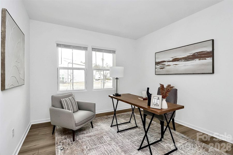 Furnished interior view inside a new home in Sunbriar, Charlotte (Image 33).