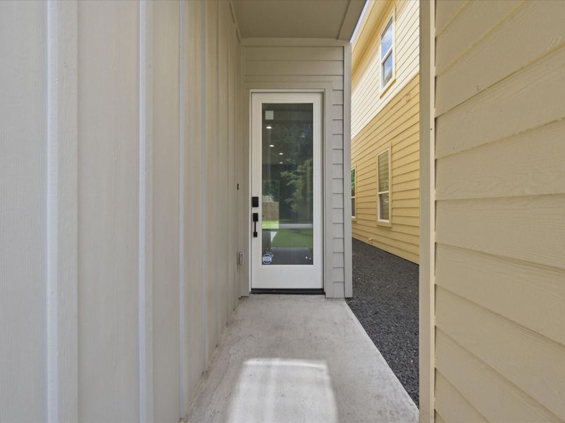Exterior details and patio area of a home in , Houston (Image 2). Exterior details and patio area of a home in , Houston (Image 2).