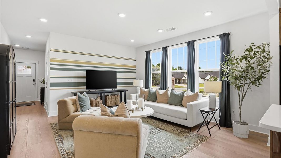 Furnished interior view inside a new home in Anna's Pointe, Simpsonville (Image 8).