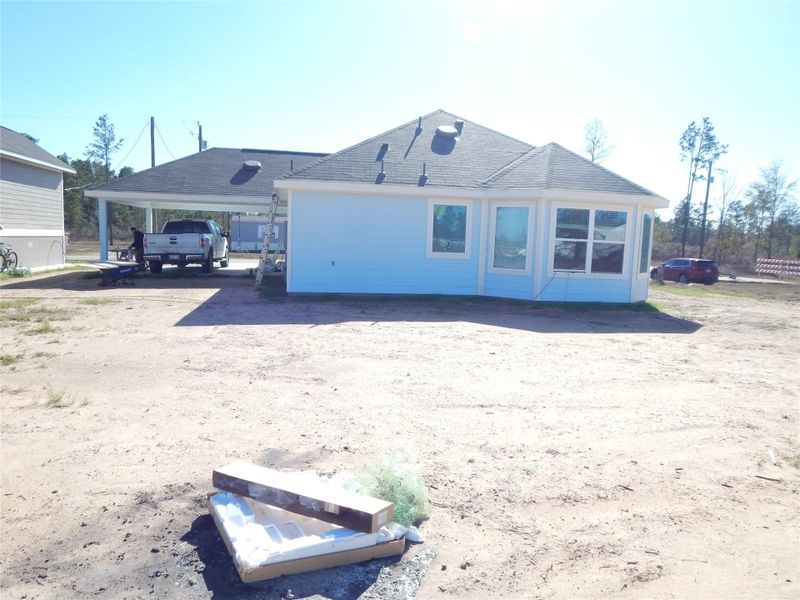 Exterior details and patio area of a home in , Conroe (Image 5).