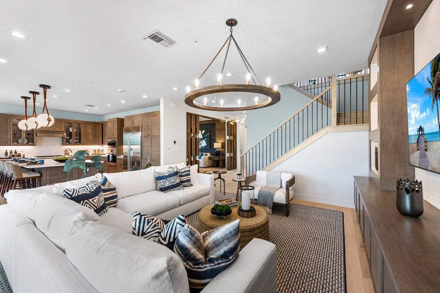 Representative furnished interior of a home built from the Orion by GL Homes in Apex at Avenir, Palm Beach Gardens (Image 7). Representative furnished interior of a home built from the Orion by GL Homes in Apex at Avenir, Palm Beach Gardens (Image 7).