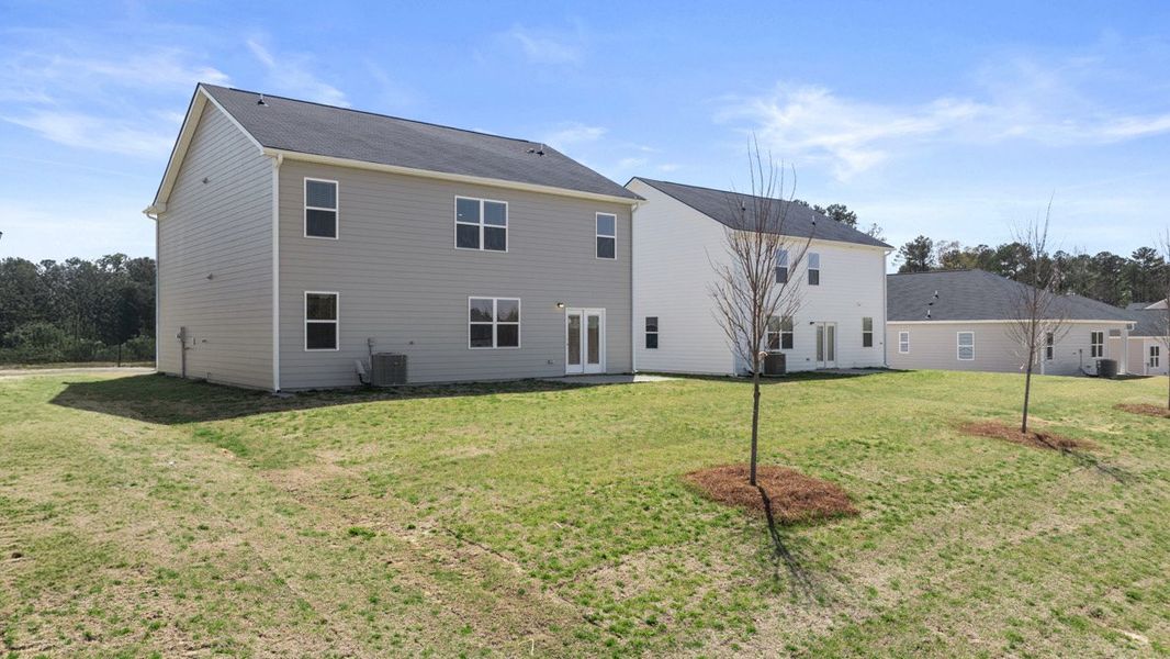 Exterior details and patio area of a home in Captain's Corner, Grovetown (Image 3). Exterior details and patio area of a home in Captain's Corner, Grovetown (Image 3).