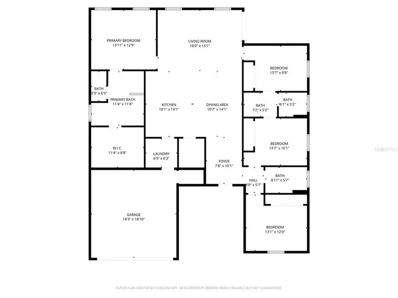 2D floor plan layout of this home in , Port Charlotte, FL (Image 5).
