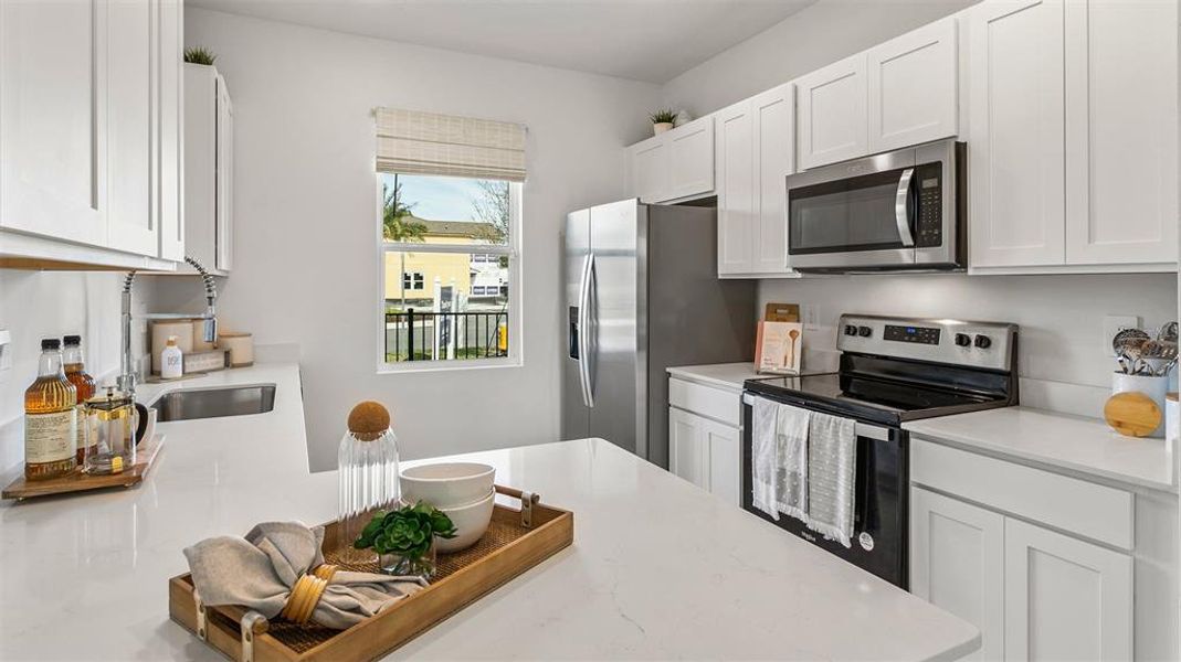 Furnished interior view inside a new home in Stokes Landing, St. Augustine (Image 8).