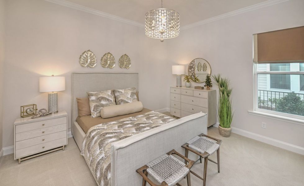 Furnished interior view inside a new home in Seven Pines, Jacksonville (Image 28).