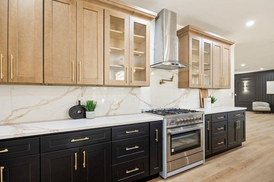 Furnished interior view inside a new home in , Decatur (Image 9).