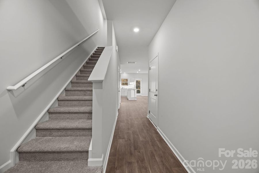 Spacious, unfurnished interior of a new home in Townes at Ribbon Walk, Charlotte (Image 18).