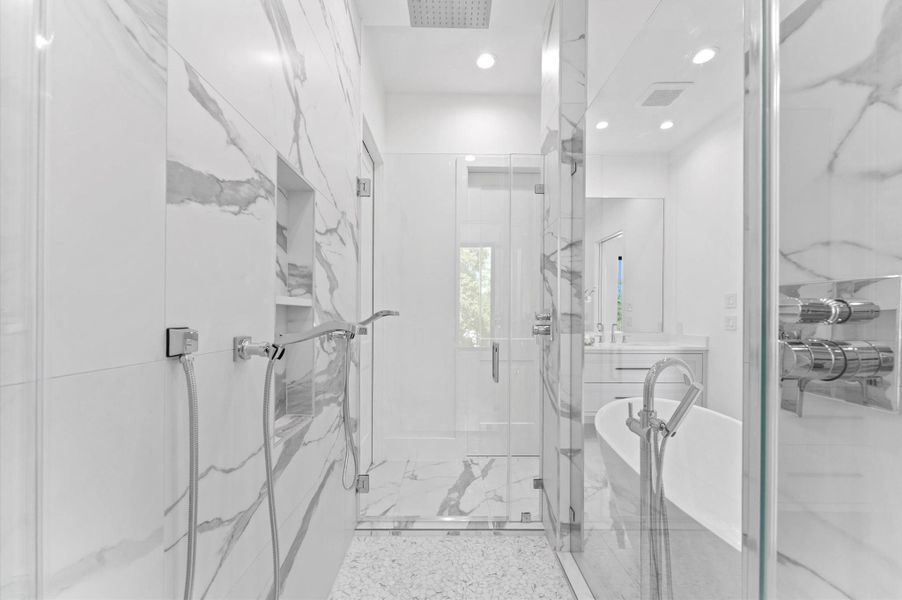 Furnished interior view inside a new home in , Houston (Image 14).