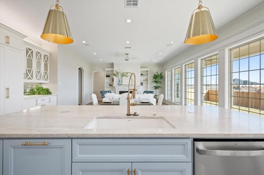 Furnished interior view inside a new home in , Robinson (Image 7).