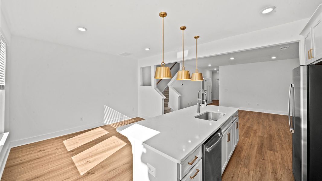 Furnished interior view inside a new home in Gresham Station, Simpsonville (Image 13).