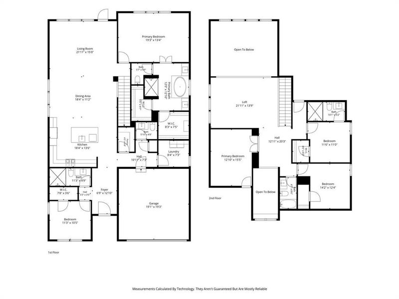 2D floor plan layout of this home in , McKinney, TX (Image 5).