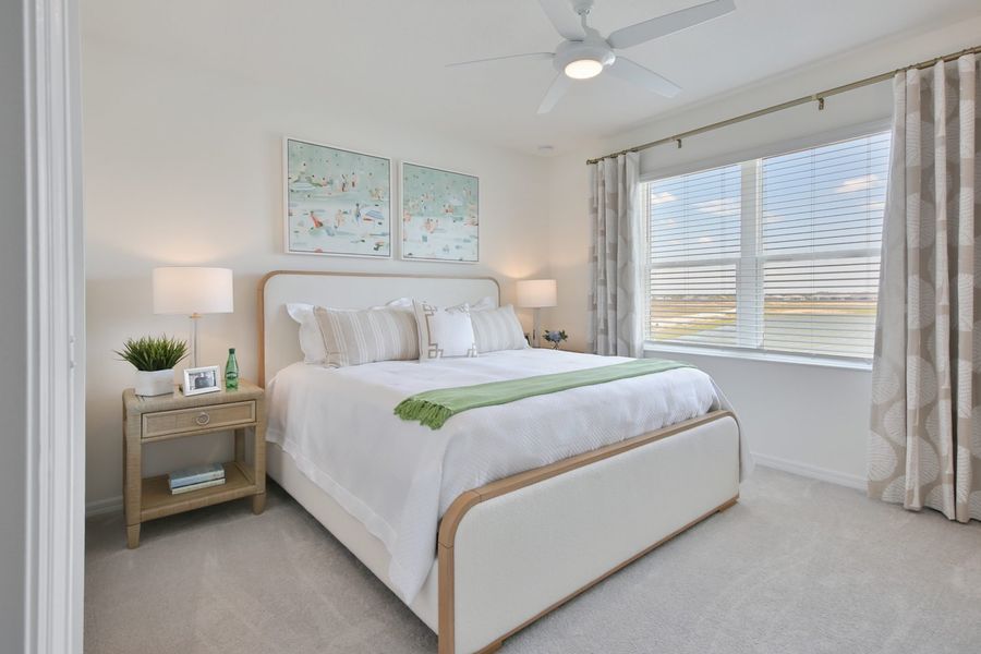 Furnished interior view inside a new home in Palm Grove, Lakewood Ranch (Image 15).